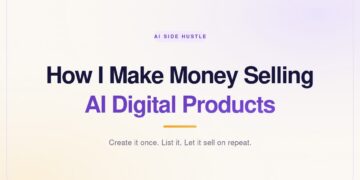 How I Make Money Selling AI Digital Products (My Exact System)