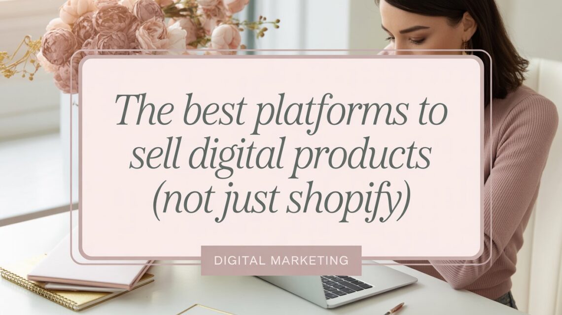 The Best Platforms to Sell Digital Products (Not Just Shopify)