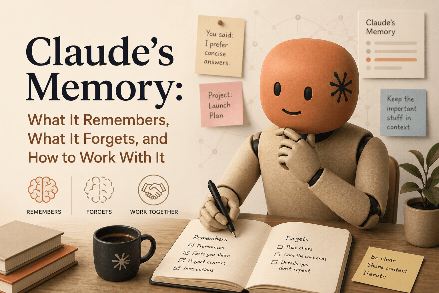 Claude’s Memory: What It Remembers, What It Forgets, and How to Work With It