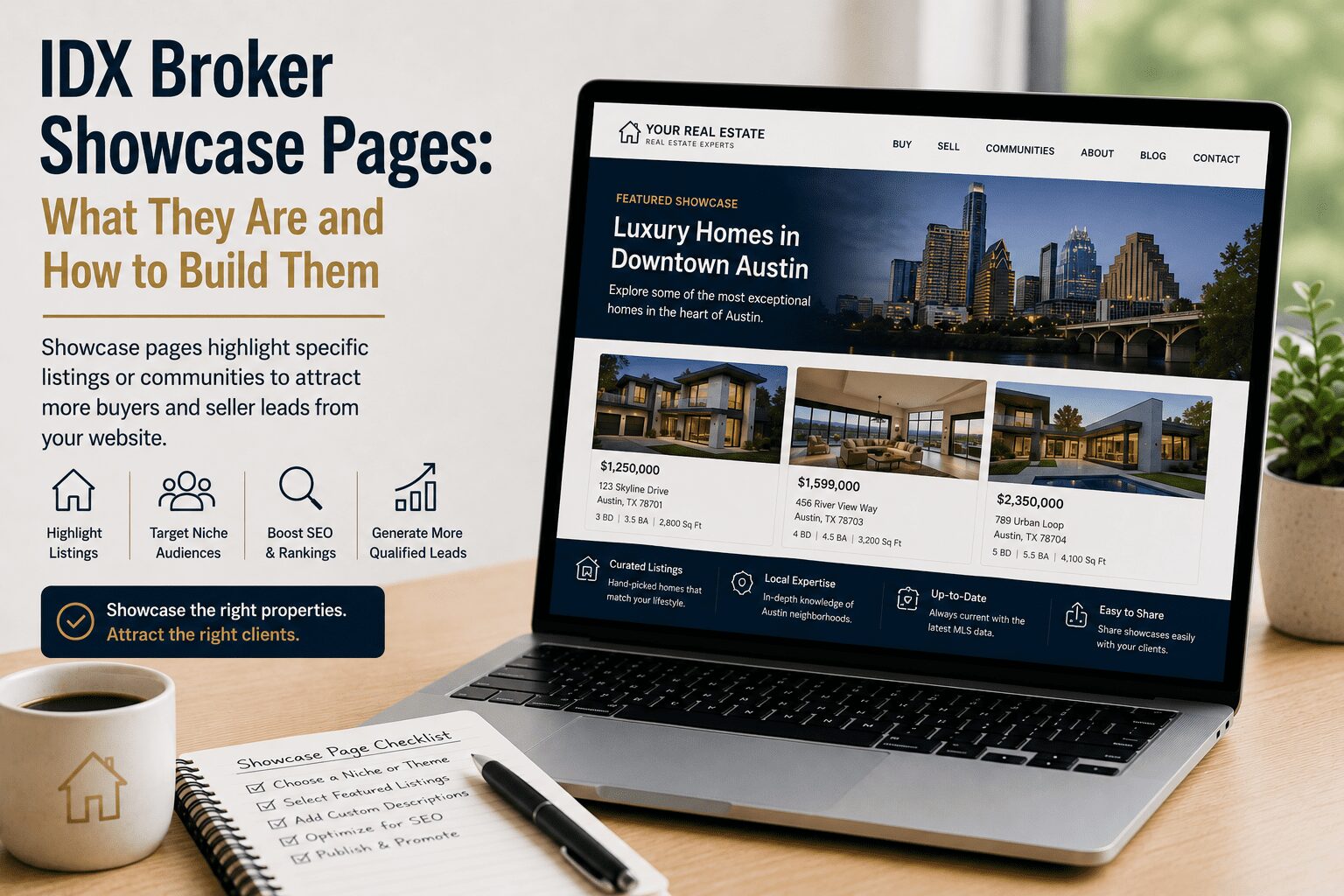 IDX Broker Showcase Pages: What They Are and How to Build Them