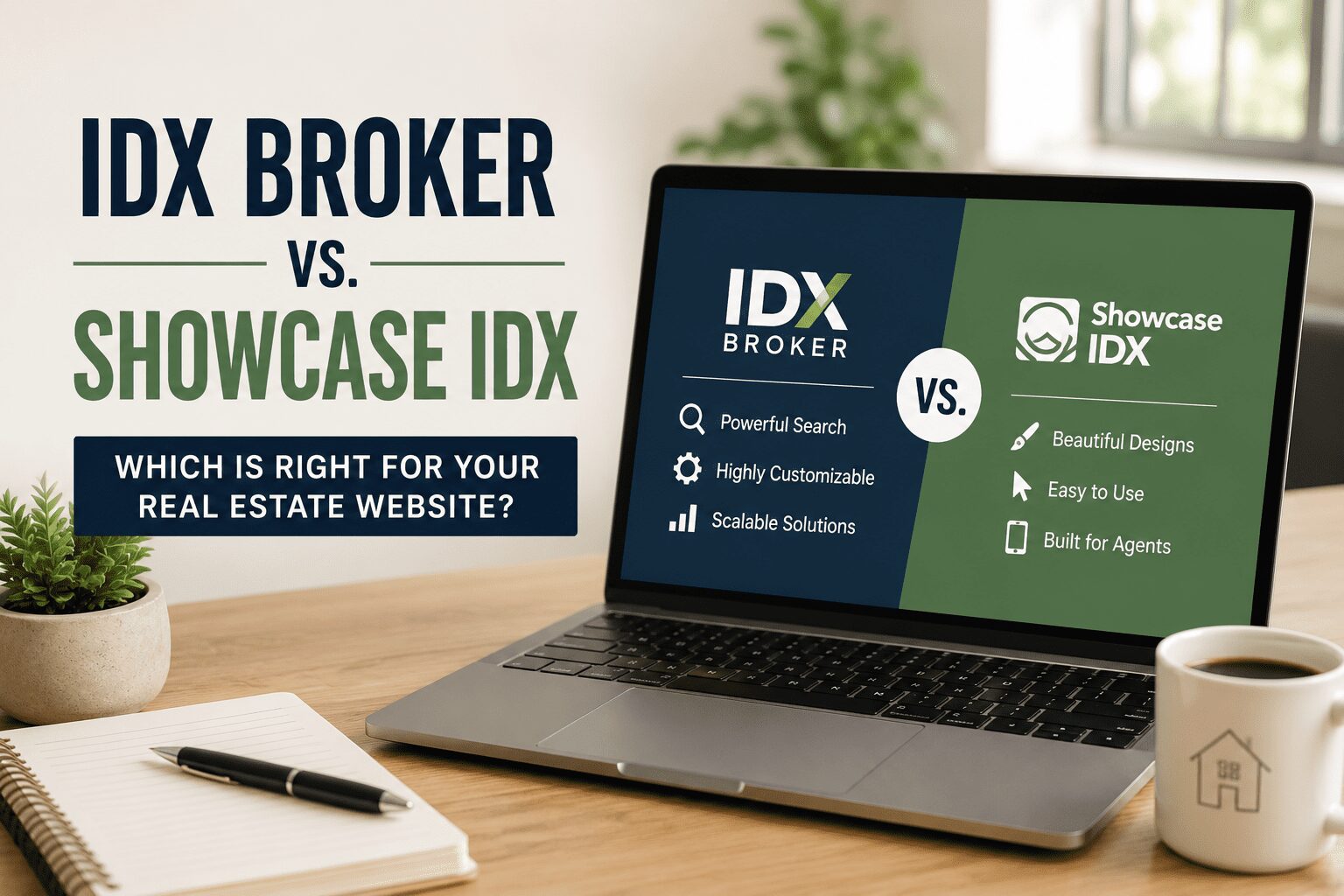 IDX Broker vs. Showcase IDX: Which Is Right for Your Real Estate Website?
