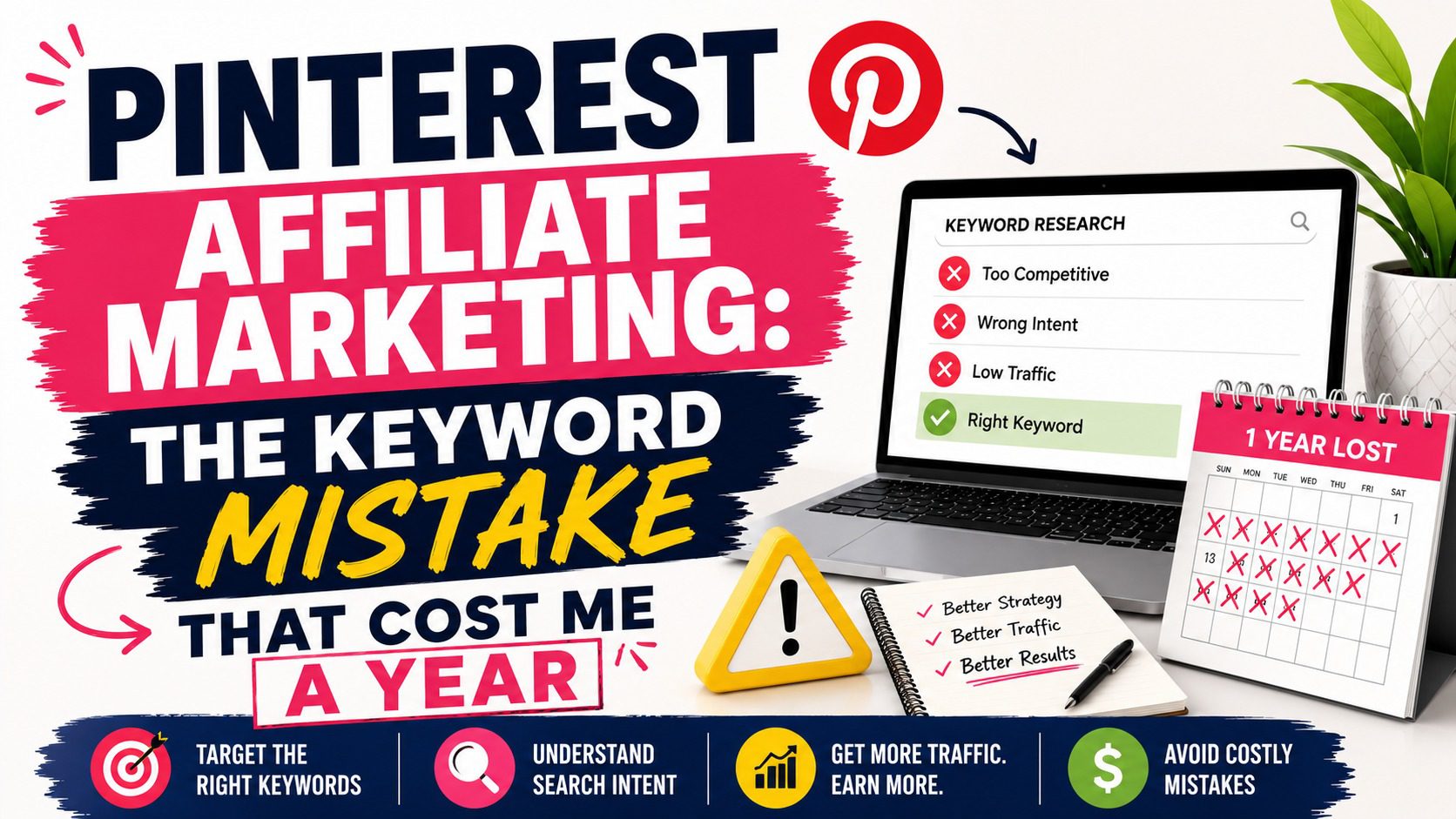 Pinterest Affiliate Marketing: The Keyword Mistake That Cost Me a Year