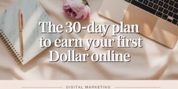 My 30-Day Launch Plan: How I Go from Zero to First Online Income