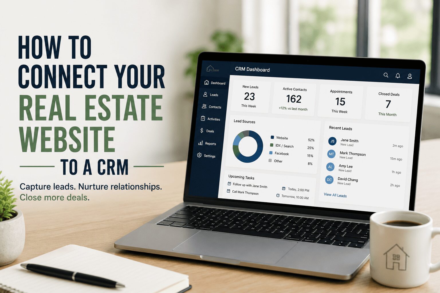 How to Connect Your Real Estate Website to a CRM