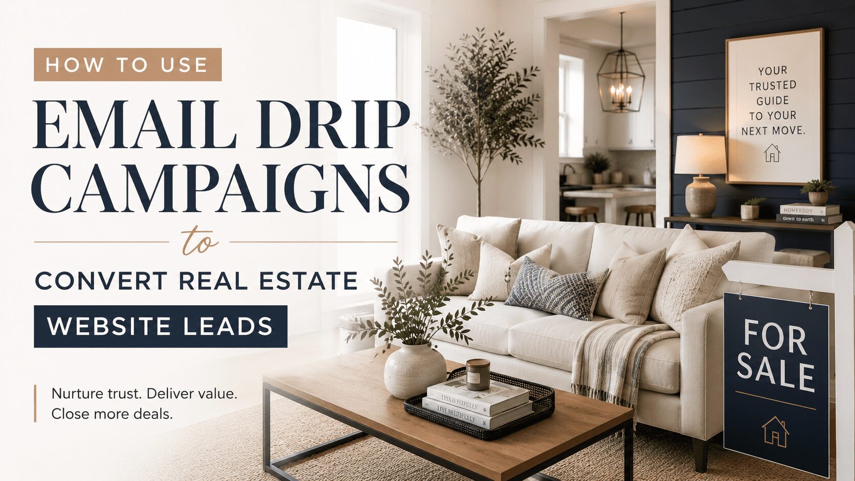 How to Use Email Drip Campaigns to Convert Real Estate Website Leads