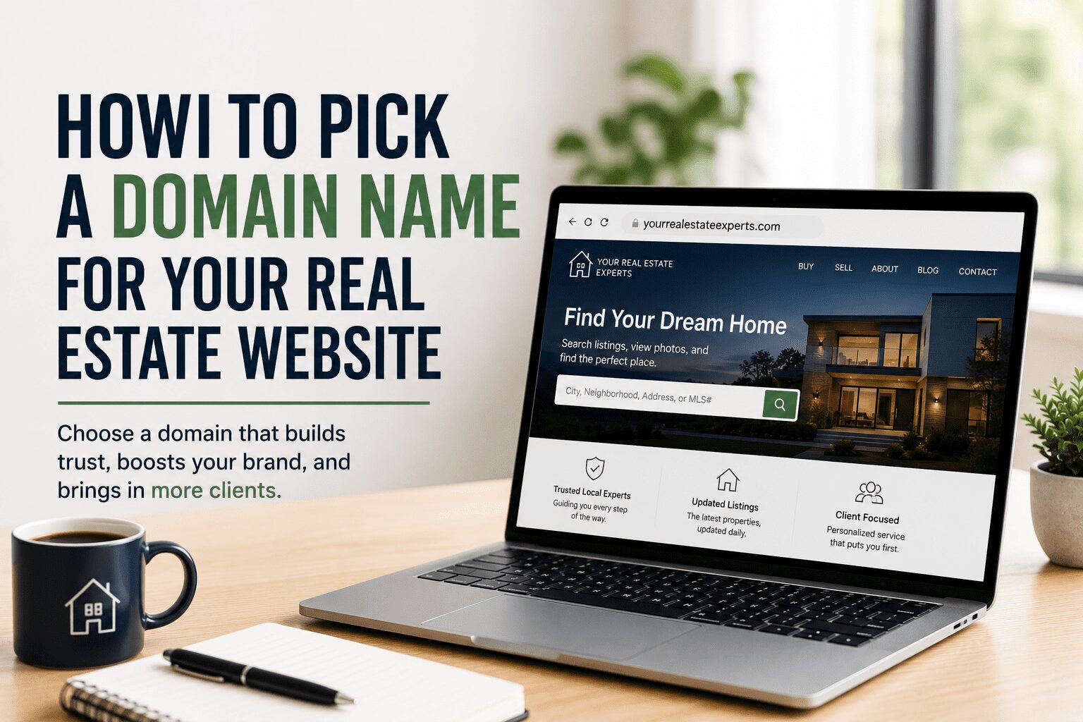 How to Pick a Domain Name for Your Real Estate Website