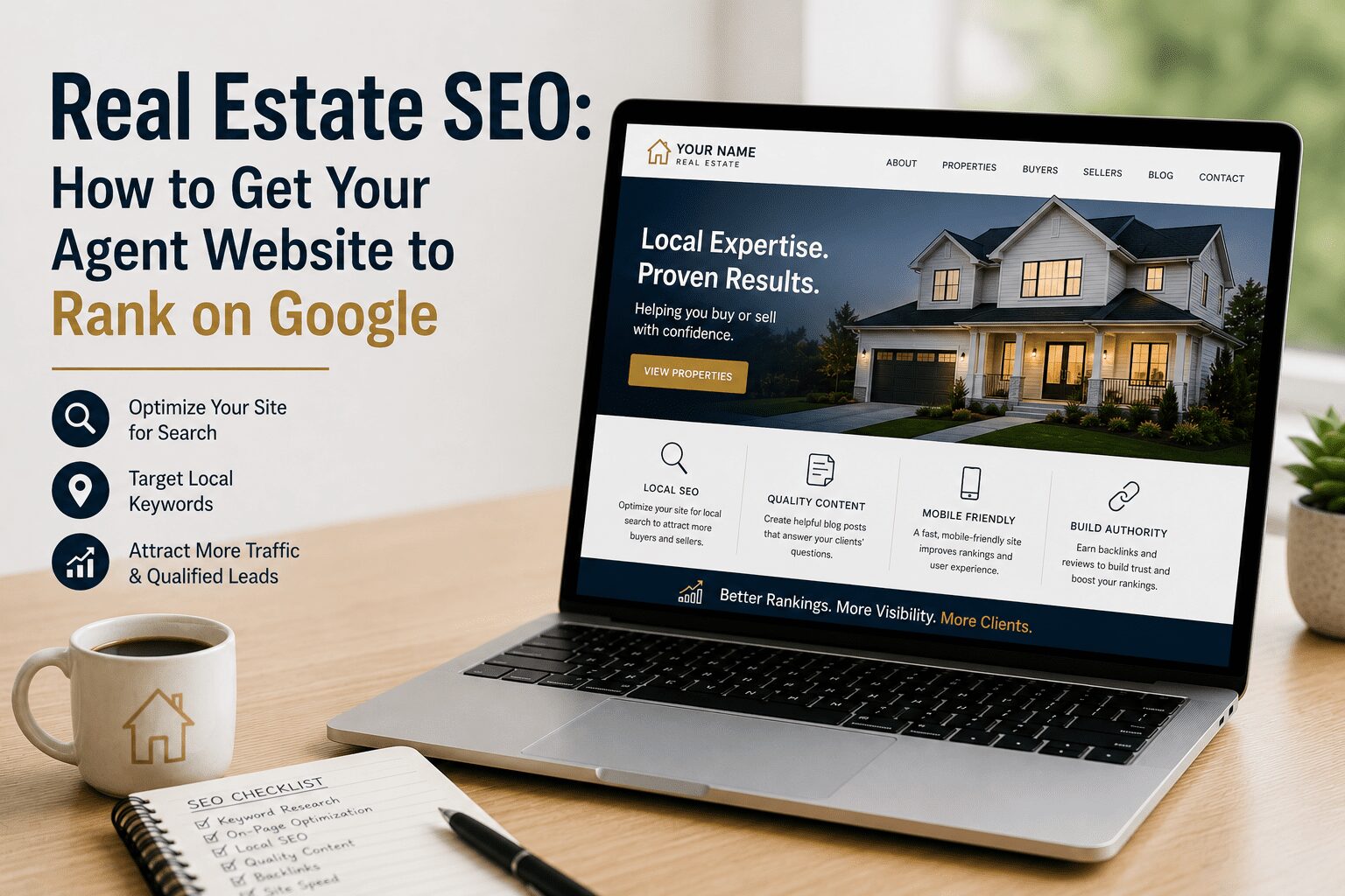 Real Estate SEO: How to Get Your Agent Website to Rank on Google