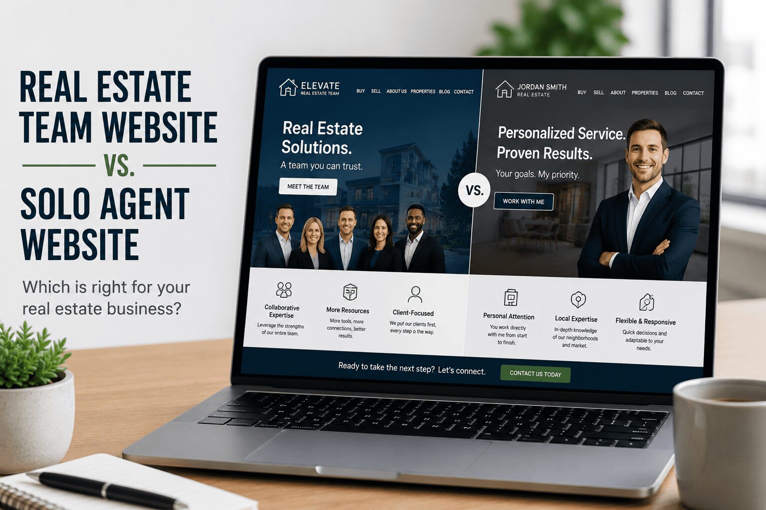 Real Estate Team Website vs. Solo Agent Website: What Is Different