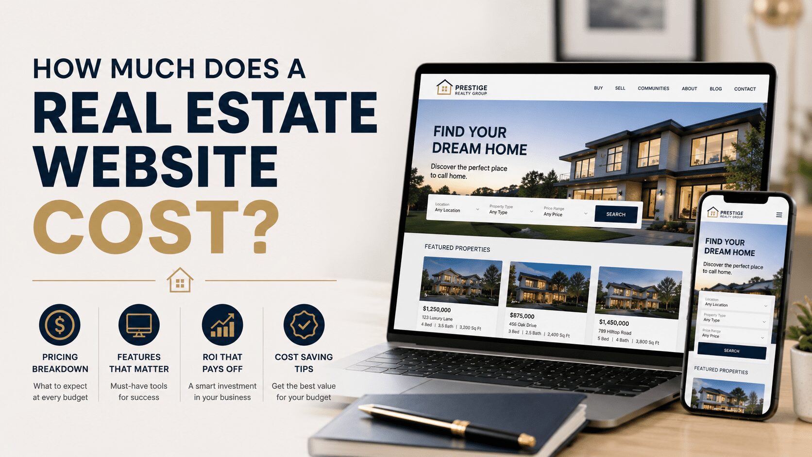 How Much Does a Real Estate Website Cost? (And What You Actually Get)