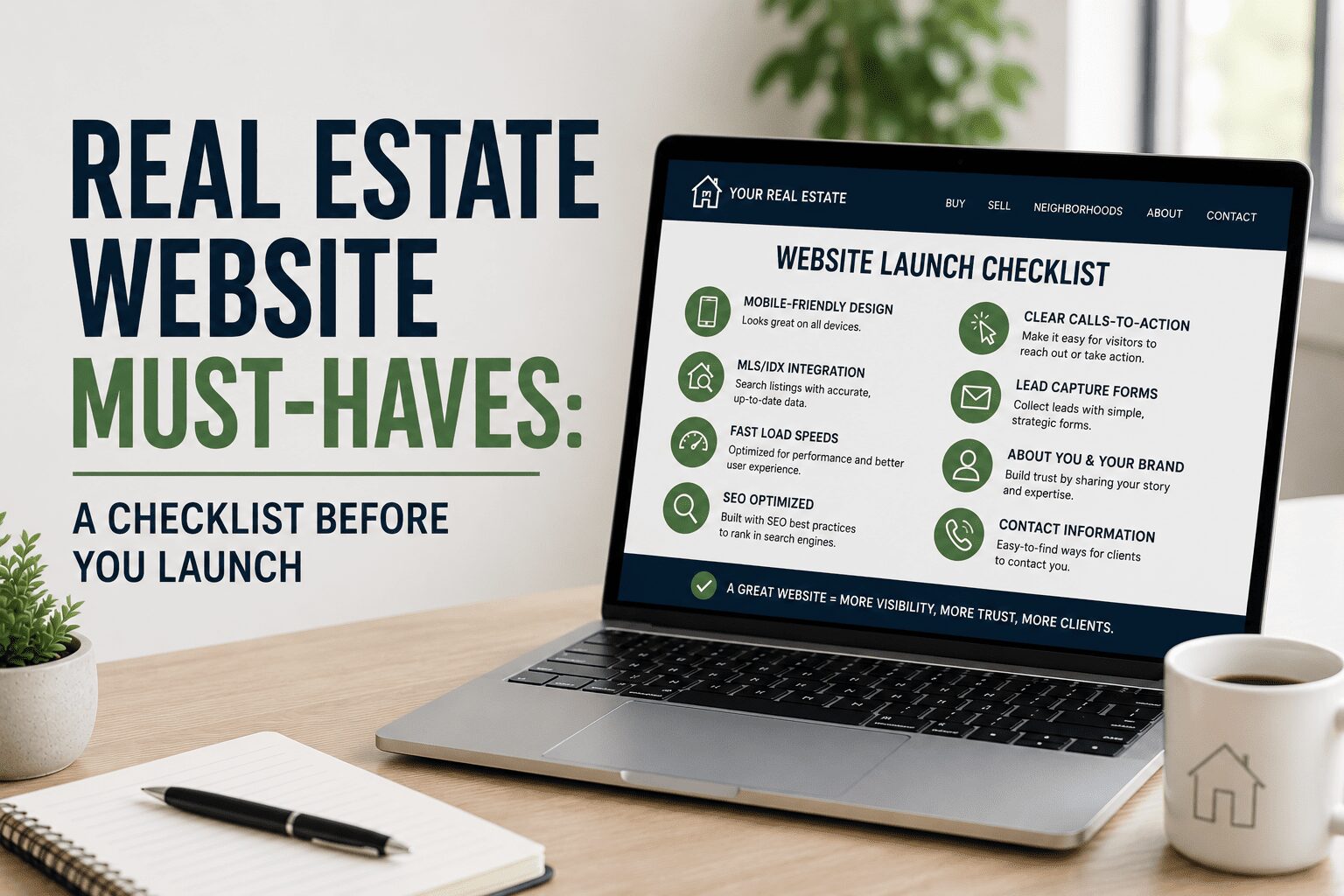 Real Estate Website Must-Haves: A Checklist Before You Launch