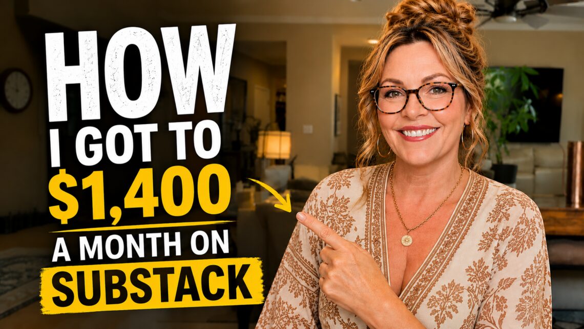 Zero to $1,400 a Month on Substack in 4 Months: What Actually Happened