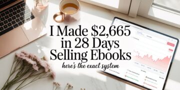 I Made $2,665 in 28 Days Selling Ebooks — Here’s the Exact System
