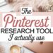 The Pinterest Keyword Research Tool I Actually Use