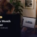 Lori Ballen at her desk working on a blog post, with text overlay: $10,000 a Month as a Writer, five income streams, $2,000 each