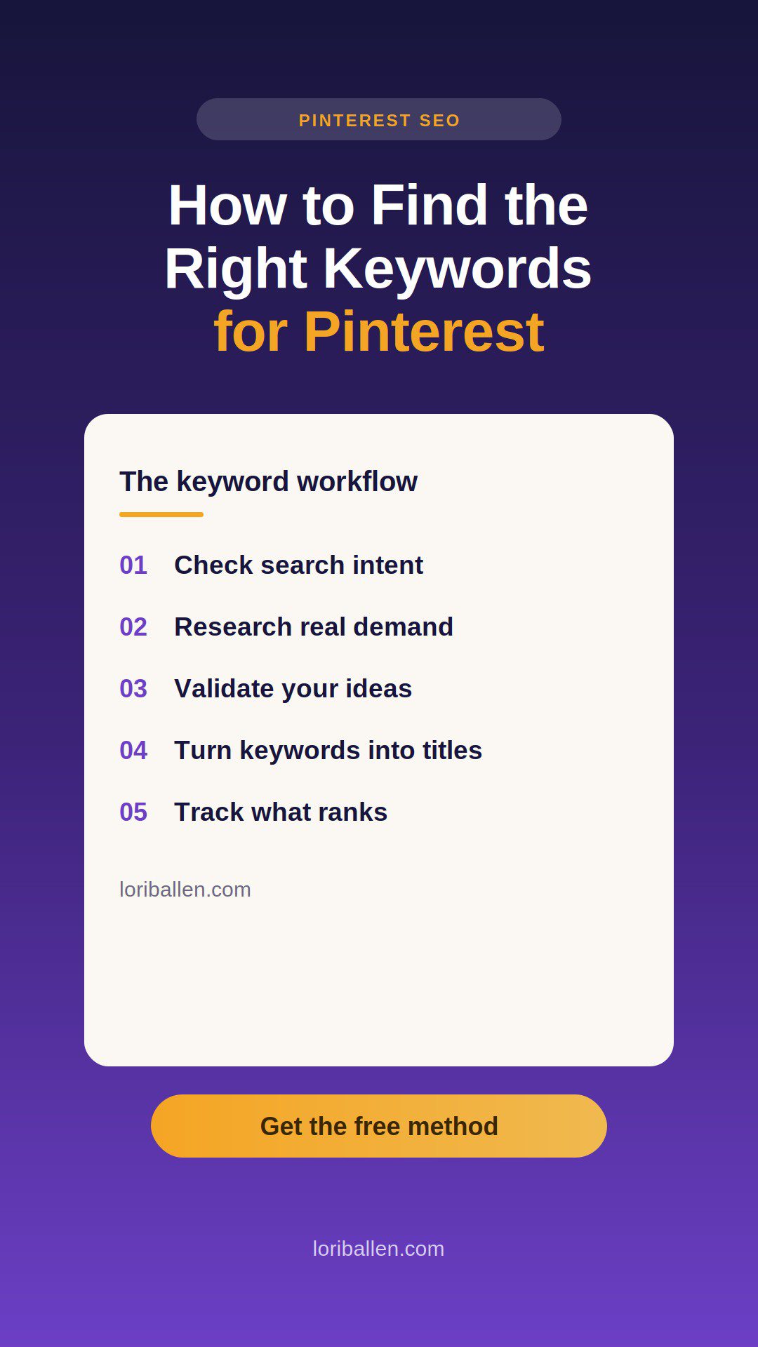 How to find the right keywords for Pinterest