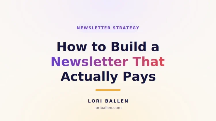 How to Build a Newsletter That Actually Pays