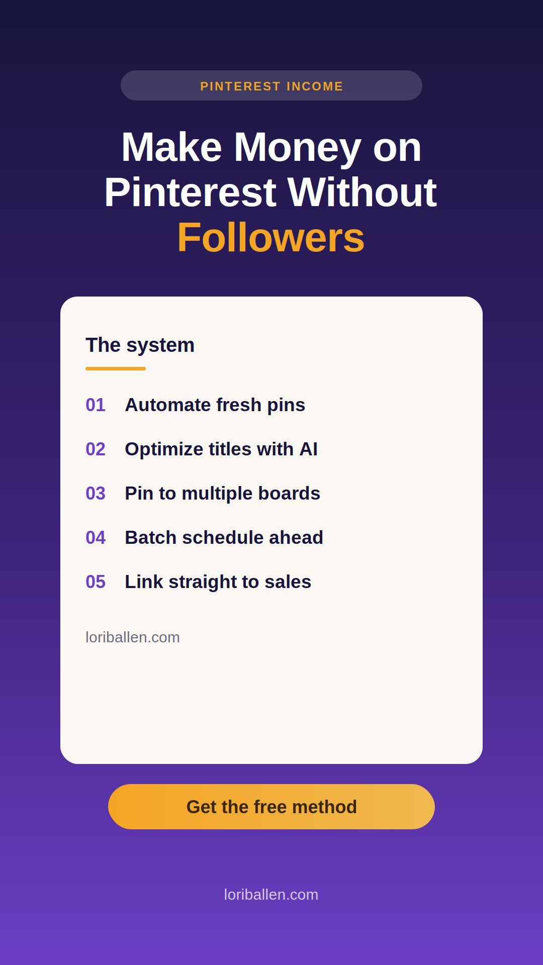 How to make money on Pinterest without followers