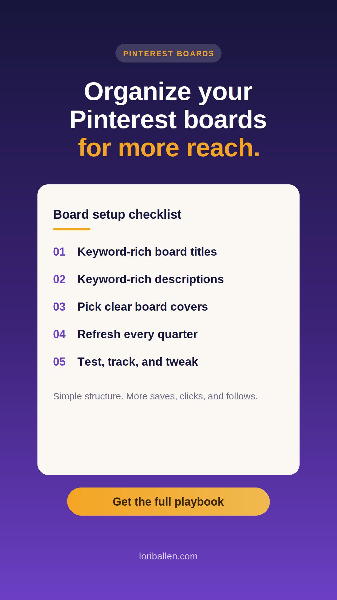 How to organize your Pinterest boards for more engagement