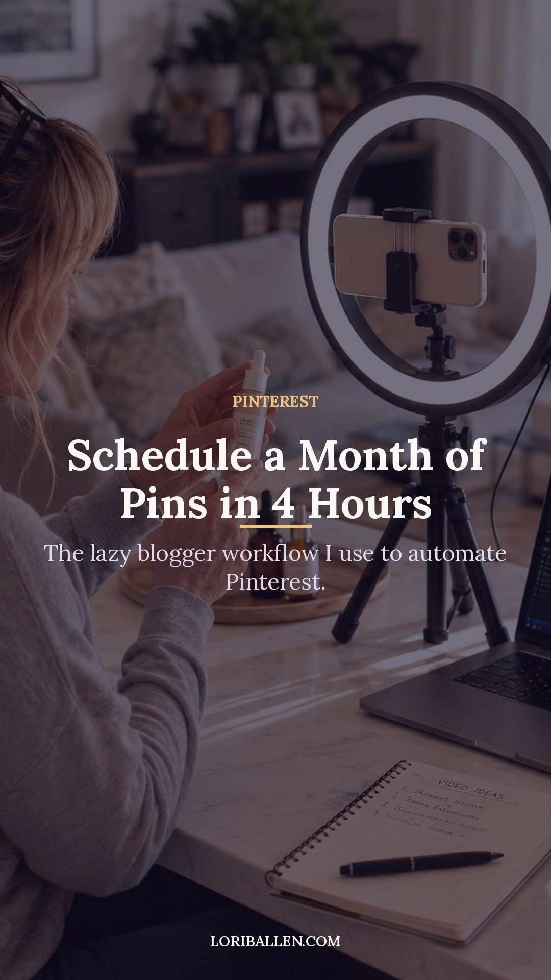 Schedule a month of Pinterest pins in just 4 hours