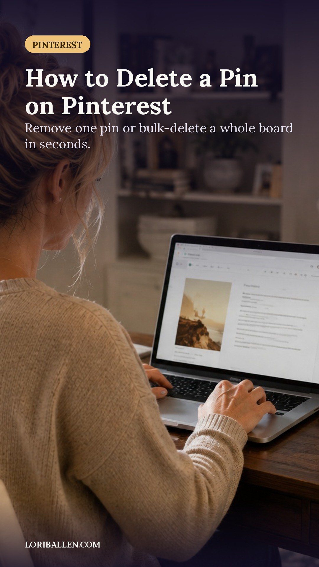 How to delete a pin from Pinterest step by step