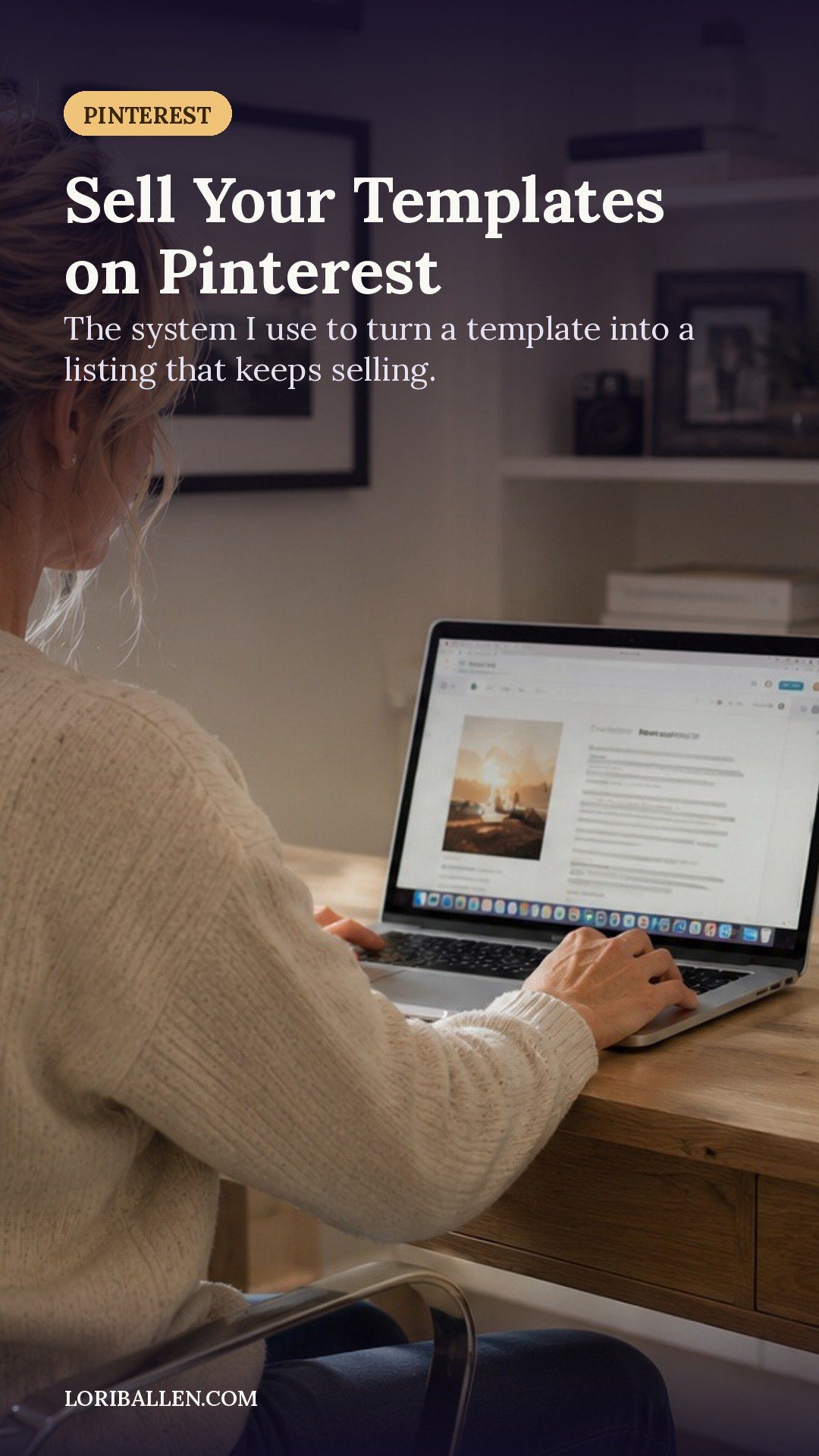 How to sell digital templates on Pinterest
