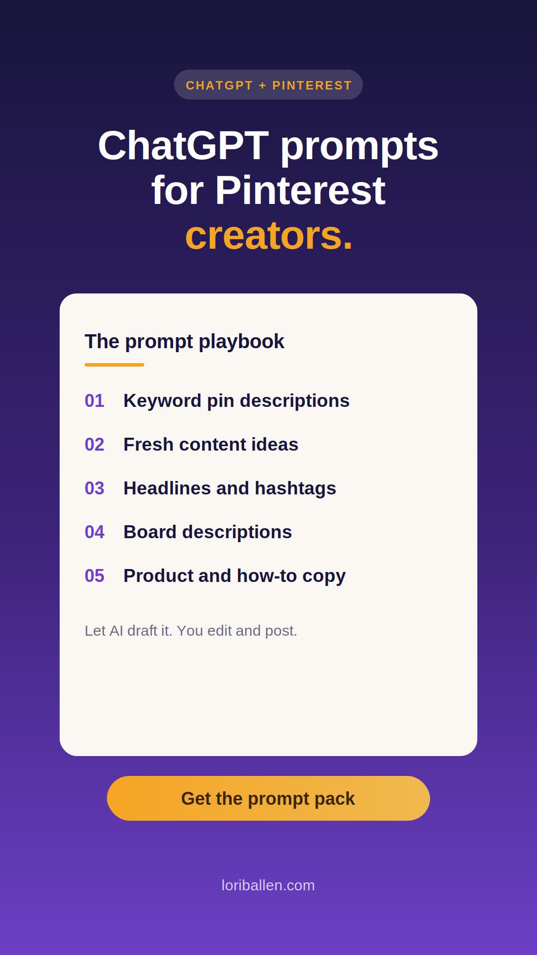 10 best ChatGPT prompts for Pinterest creators