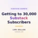 Substack growth strategy: where 30,000 subscribers actually come from