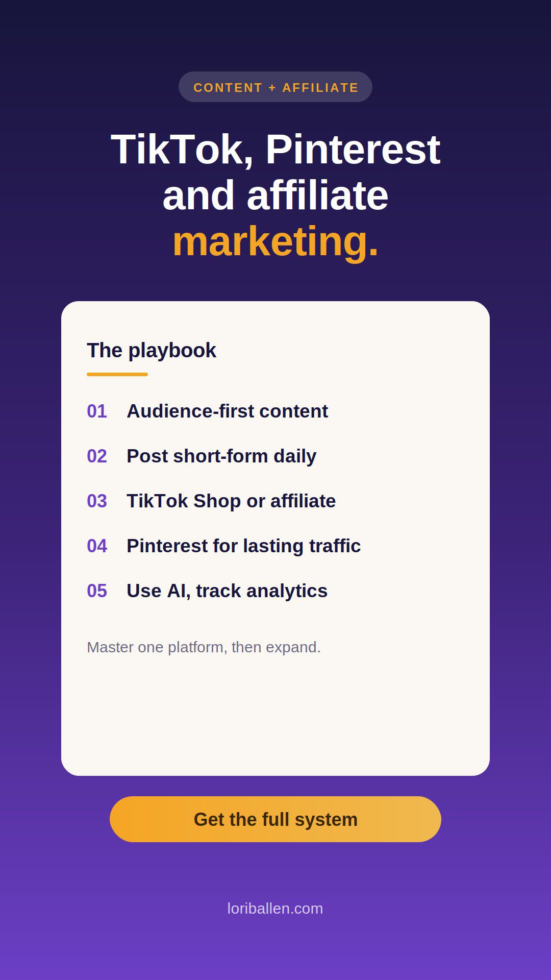 TikTok, Pinterest, and affiliate marketing takeaways