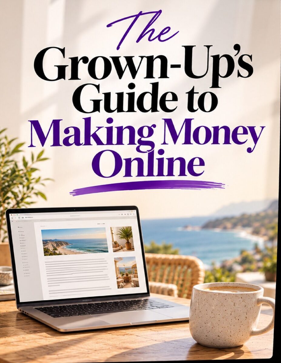 The Grown-Up's Guide to Making Money Online ebook cover